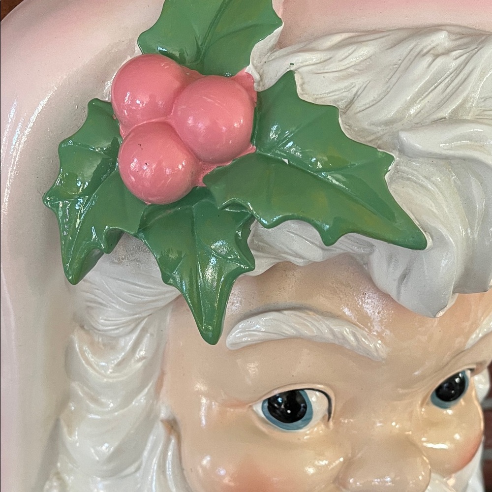 Martha Stewart Santa Claus, Figurine - White and pink musical - Picture 13 of 14